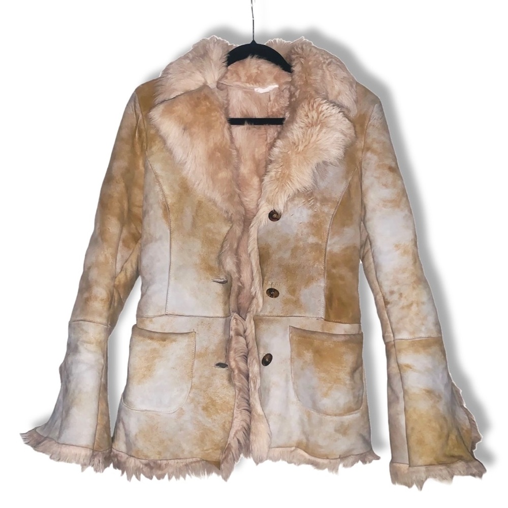 Italian 🇮🇹 Shearling jacket!❤️❤️❤️